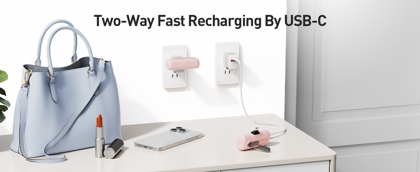 iWALK Small Portable Charger white