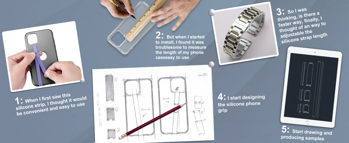 silicone phone grip