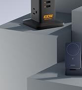 USB C Charger Block PD 65W, TESSAN Charging Station for Multiple Devices | Desktop Tower Charger ...