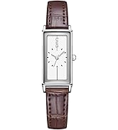 FANMIS Vintage Women's Rectangle Wristwatch Classic Ladies Analog Quartz Watch Ultra-Thin Ladies ...