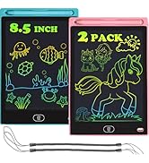 YIDEDRAW 2 Pack LCD Writing Tablet for Kids 8.5 Inch Colorful Toddler Drawing Board Kids Travel G...