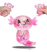 FazaVexior Long Tail Axolotl Squishy Toy - 1 Pcs Glitter Slow Rising Squeeze Toy, Maltose Filled ...