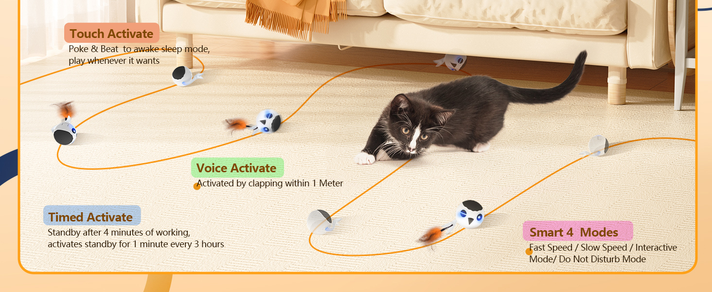 cat interactive toys for indoor cats