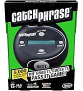 Hasbro Gaming Catch Phrase Electronic Game | Fun Active Handheld Party Games for Adults, Teens, a...