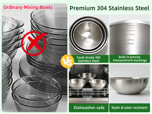 Premium 304 stainless steel