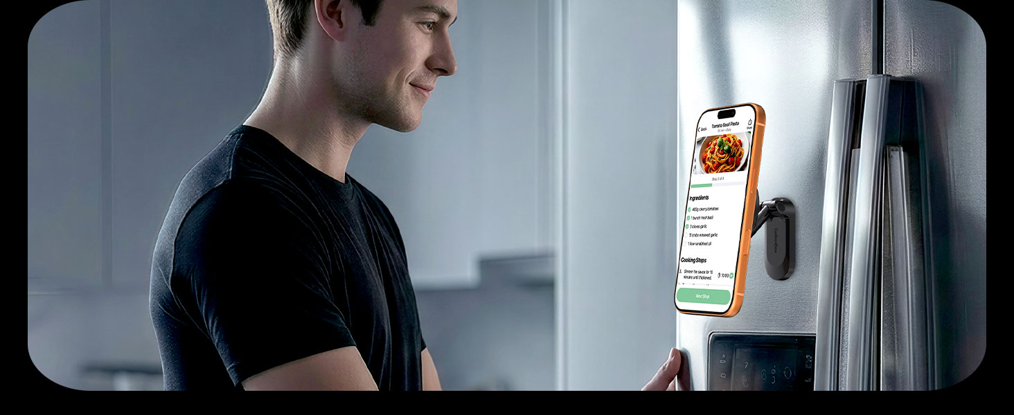 Beyond the Gym: Perfect for recording workouts, following recipes on a fridge, or video calls.