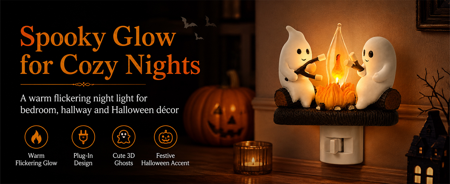 ghost campfire nightlight