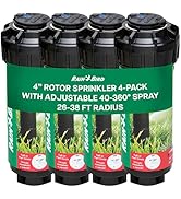 Rain Bird 42SA+ Heavy Duty Simple Adjust Gear Driven Rotor Sprinkler Head, 2 Pack - 3/4 inch Inle...