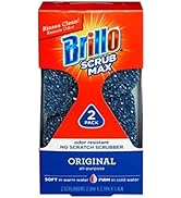 Brillo Scrub Max Heat Activated Sponges, Strong & Long Lasting, Innovative Technology, 2 Count (2...