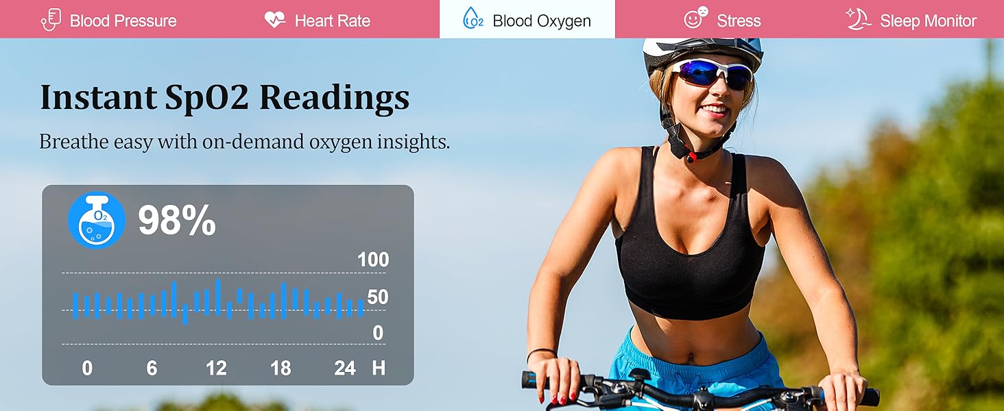 Blood Oxygen Smart Watch
