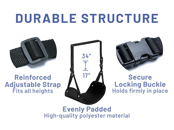 durable structure reinforced adjustable strap