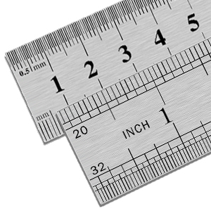 steel ruler