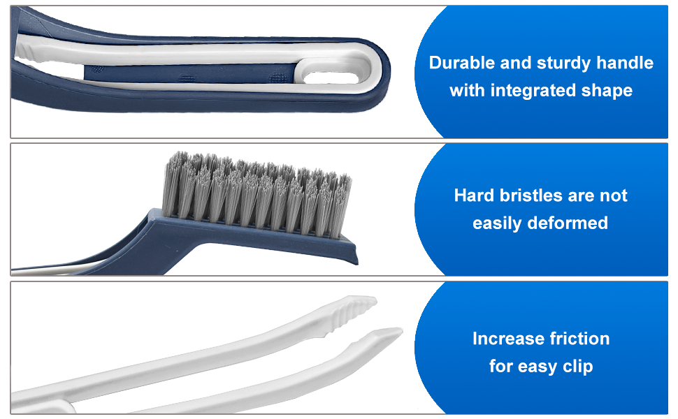 Hard Bristle Crevice Cleaning Brush