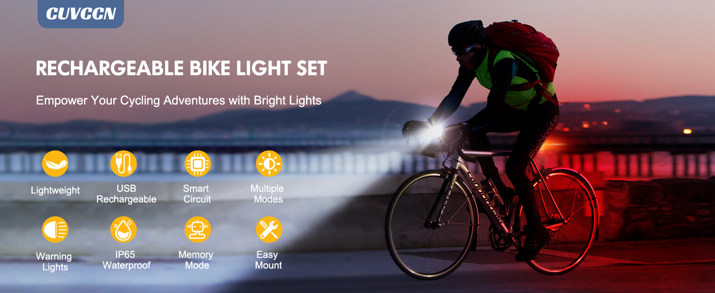 bike lights bike light bike lights for night riding front and back bicycle light