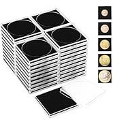 ENPOINT 40pcs Silver Dollar Coin Holders for Collectors - Clear Coin Capsules with 5 Sizes (20/25...