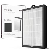 MOOKA 1 Pack M200L Air Purifier Filter Replacement, Official HEPA Filter for Pet Hair Dander Odor...