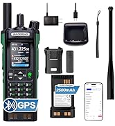 BAOFENG UV-32 Ham Radio Handheld, 10W Walkie Talkie with GPS, Bluetooth, APP Programming, Multi-B...