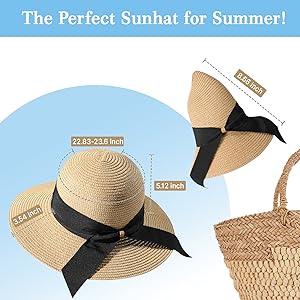 sun beach hats for women packable floppy summer hats uv sun protection straw hat wide brim hats