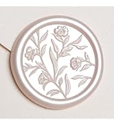 UNIQOOO Wax Seal Stickers - 3D Floral Wedding Invitation Envelope Seal Sticker, 50 Pcs Flower Sel...