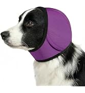 No Flap Ear Wraps for Dogs, Dog Ear Muffs Noise Protection & Anxiety Relief, Quiet Ears Cover Hea...