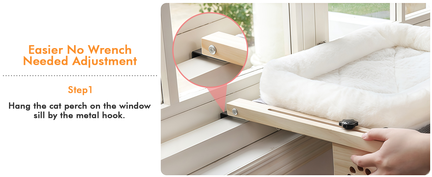cat window sill perch