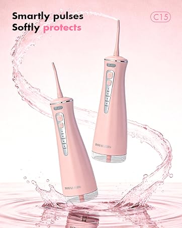 pink water flosser