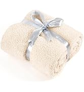 Ailemei Direct Knit Throw Blanket for Bed, Soft Thin Blankets for Sofa, Couch, Camping, Office Ch...