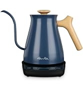 Harriet Gooseneck Electric Kettle - 1200W Fast Heat, 0.8L Stainless Steel, Precision Temp Control...