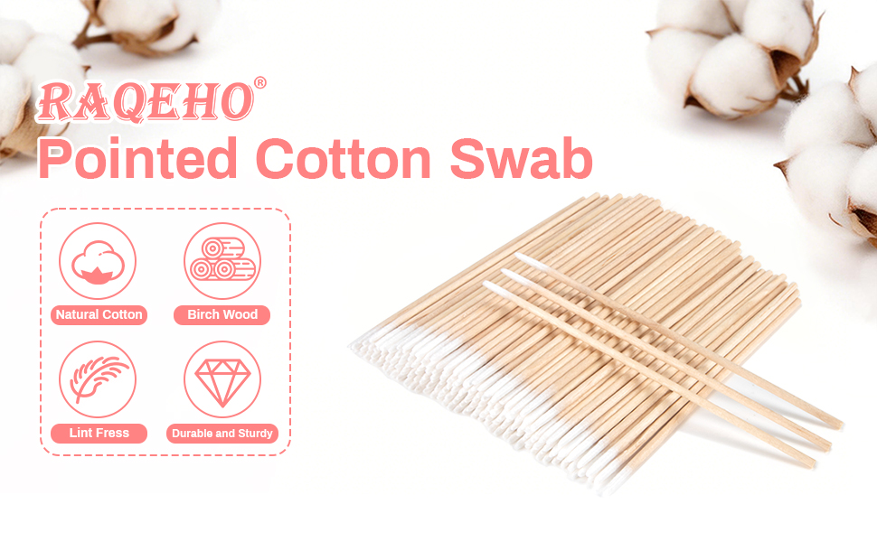 RAQEHO Pointed Cotton Swab