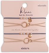 K'lani Hair Tie Bracelets for Women - Elastic Hair Bands That Double as Stylish Jewelry - Sisters...