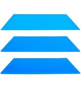 OLYCRAFT 3 Pcs Silicone Sublimation Tumbler Wrap Blue 3D Sublimation Silicone Mug Wraps 2/3/4mm T...