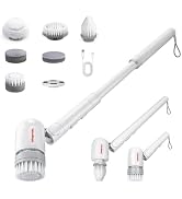 Shop-Vac Electric Spin Scrubber, 2-Speed Cordless Shower Scrubber, 5430576 | Adjustable Long Hand...