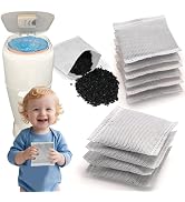 NewKe 12 Pack Diaper Pail Deodorizer Refill, Activated Charcoal Filters for Diaper Genie Complete...