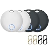 Tracker Tags 4 Pack, Luggage Tracking Tags Compatible with with TUYA APP,Both iOS and Android Com...