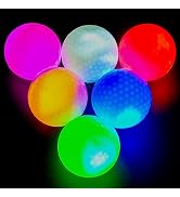 Mile High Life | Glow in The Dark Golf Balls | 6 pcs Glow Golf Balls | Waterproof Light Up Golf B...