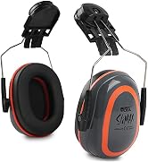 GREEN DEVIL Hearing Protection Ear Muffs SNR 27dB/NRR 22dB Noise Reduction Earmuff Head Band/Helm...