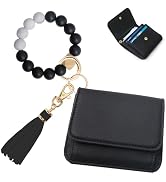 Sunpour Keychain Wallet RFID Wristlet Wallets for Women,Small Wallets Woman Key Chain Wallet with...
