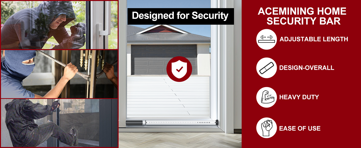 sliding door security bar