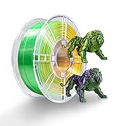 iBOSS Silk Tri-Color Filament, Gold Green Purple Silk PLA+ Filament 1.75mm +/- 0.02mm, PLA Plus 3...