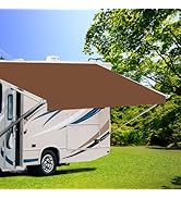 Dulepax RV Awning Fabric Replacement(9'2" Fabric) Heavy Duty 16 oz Vinyl Fabric Awning for Camper...