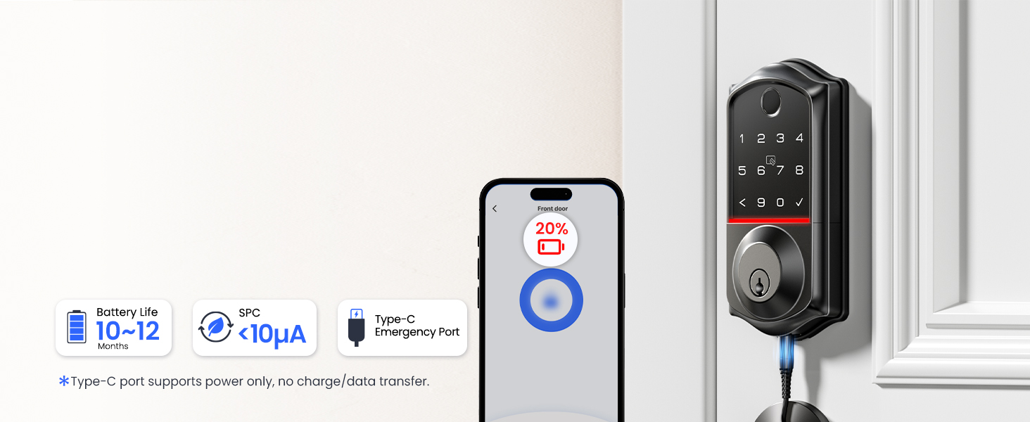 keyless entry door lock