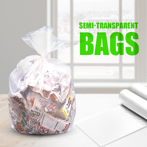 gal bulk transparent fresh size storage big food grocery paper roll bathroom waste pack