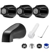 Enhon 3 Handle Shower Valve Trim Kit Compatible with Pfister Verve Tub Shower, Non Diverter Bath ...