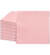 NatNarr 120 Pcs Cocktail Napkins Pink Napkins Disposable Light Pink Dessert Beverage Napkin for B...