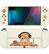 PlayVital ZealProtect Soft Protective Case for Nintendo Switch OLED, Flexible Protector Joycon Gr...