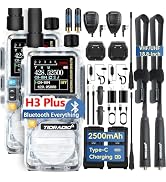 TIDRADIO TD-H3 Plus Ham Radio Handheld,Bluetooth-headphone-connectable,Wireless Programming, Mult...