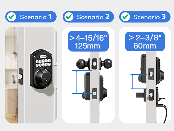 Please check the hole spacing on your door before purchase.