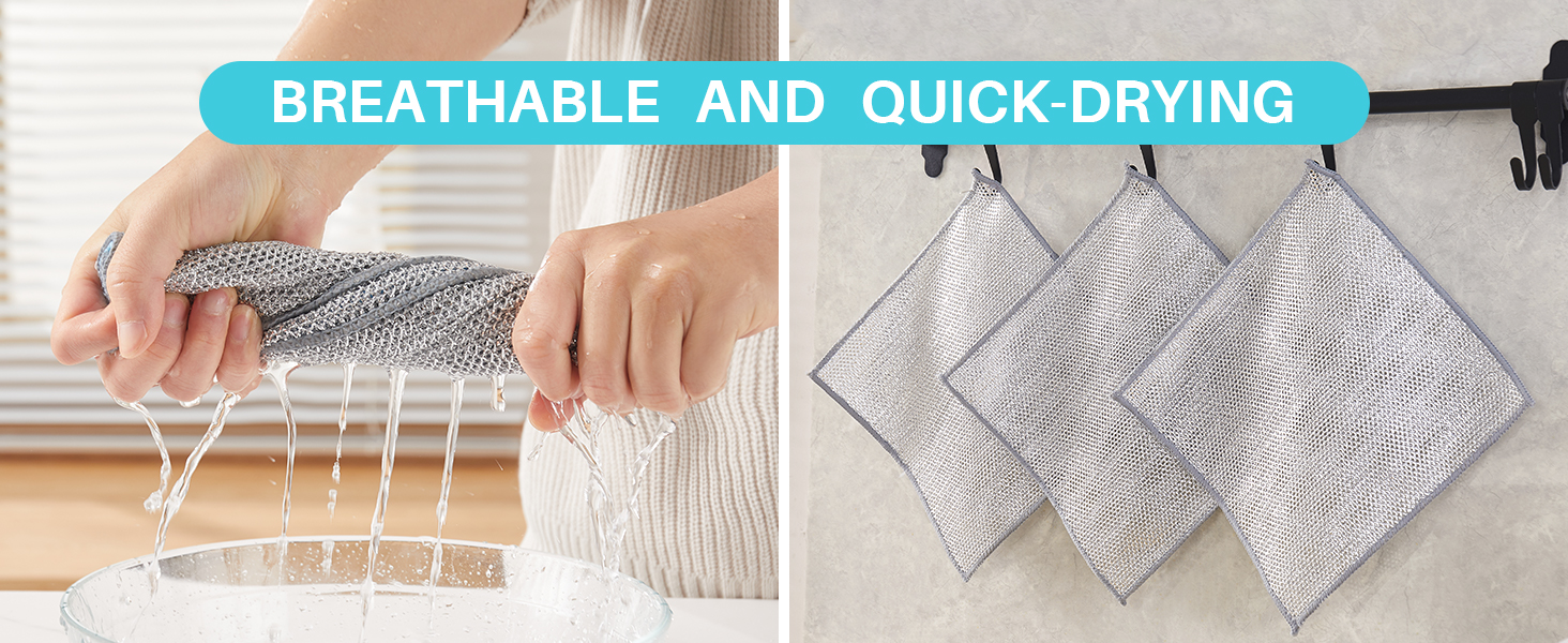 JOYMOOP Non Scratch Wire Dishcloth-5