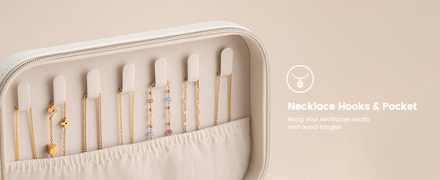 Various Colors and Sizes AvailableNecklace Storage