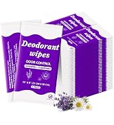 Travel Deodorant Body Shower Wipes Deodorizing Bathing Wipes, Disposable No Rinse Adults Women Me...